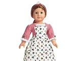 Spring Gown with Pinner Apron and Pompon
