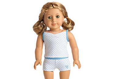 American Girl Just Dotty Tank and Brief Underwear set for dolls