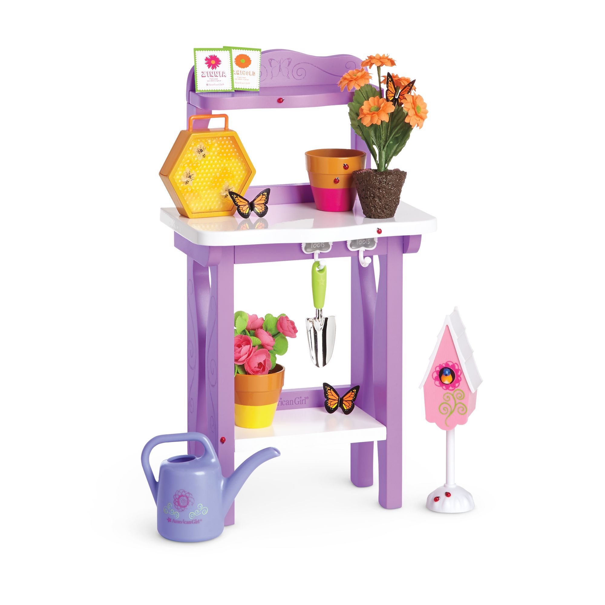 American girl hot sale garden stand