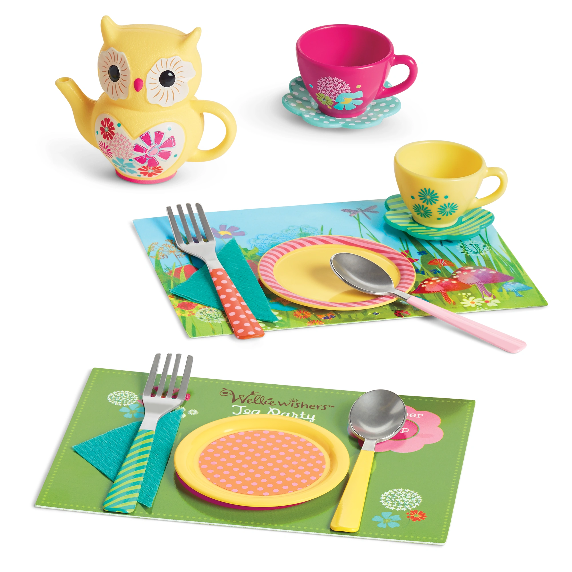 american girl wellie wishers tea set