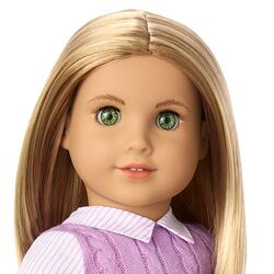 American girl doll blonde hair green eyes clearance