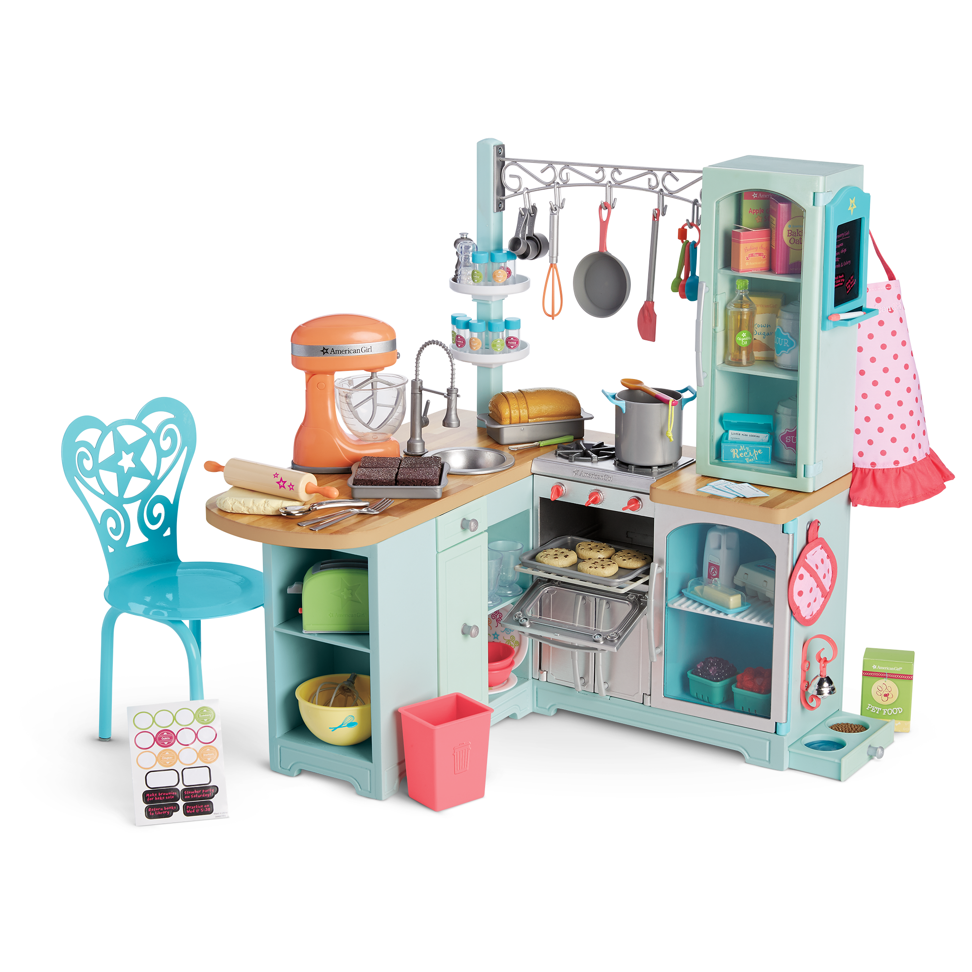 little girl kitchen set with accessories