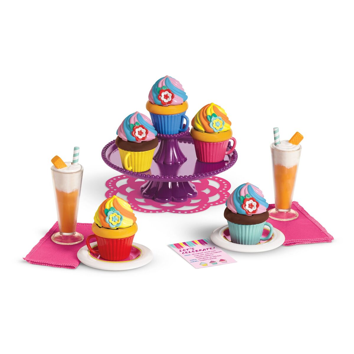 Polly pocket cupcake 2024 set