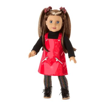 NickiRedVinylJumperOutfit