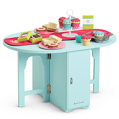 american girl doll table and chairs