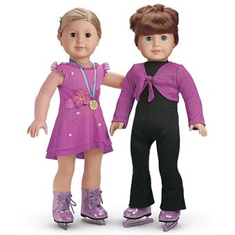 american girl doll skates