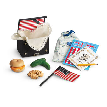 american girl lunch box set