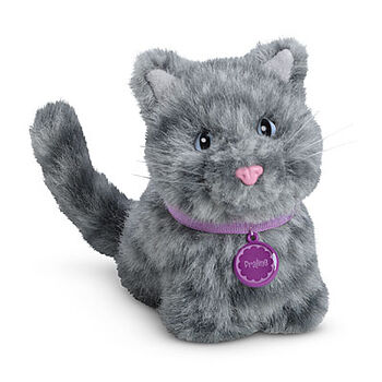 American girl gray hot sale cat pet set