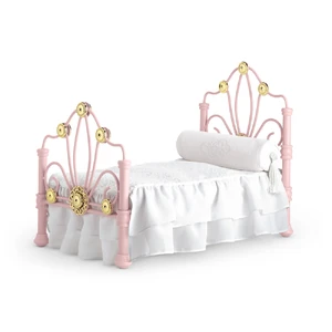 Rebecca's Bed and Bedding.