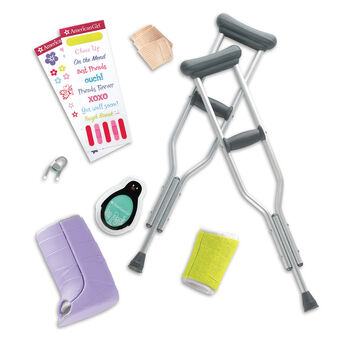 american girl doll cast and crutches