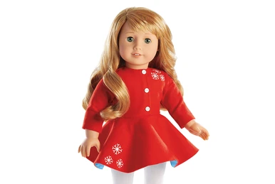 white christmas dresses Maryellen's Pretty Pink Dress for 18-inch Dolls main image 0