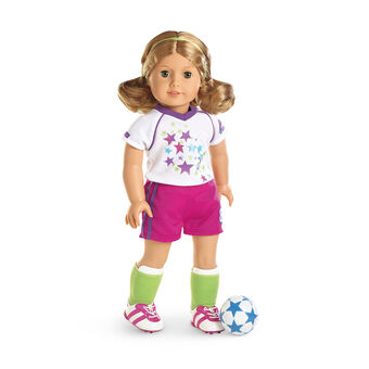american girl doll soccer outfit
