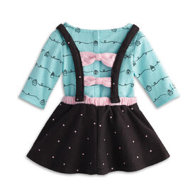 Back of dress to show bows.