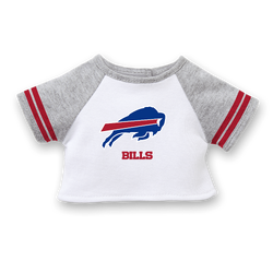 NFL Team Apparel Boys' Buffalo Bills Abbreviated Grey T-Shirt