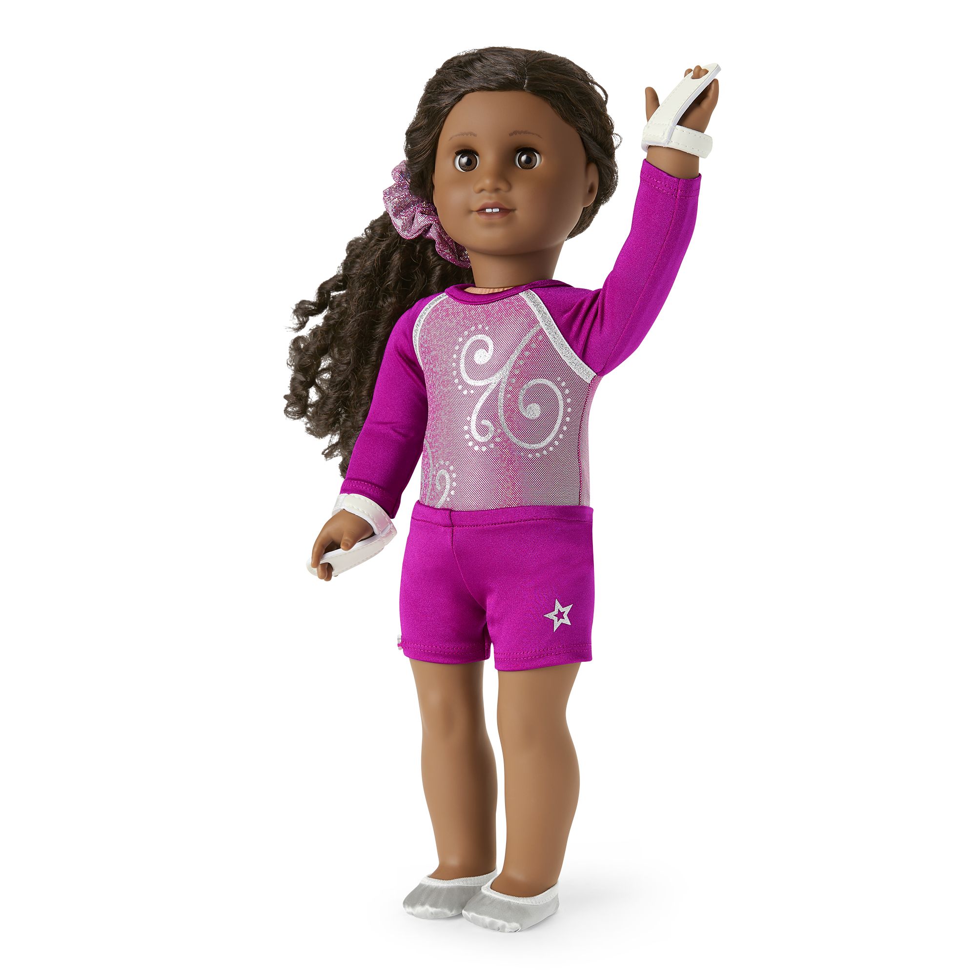 American Girl GYMNASTICS OUTFIT for DOLLS + CHARM - DOLL NOT