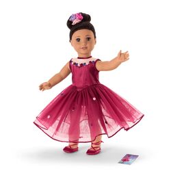American girl top ombre ballet outfit