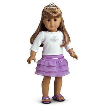 american girl doll birthday dress Maryellen’s Pretty Pink Dress for 18-inch Dolls