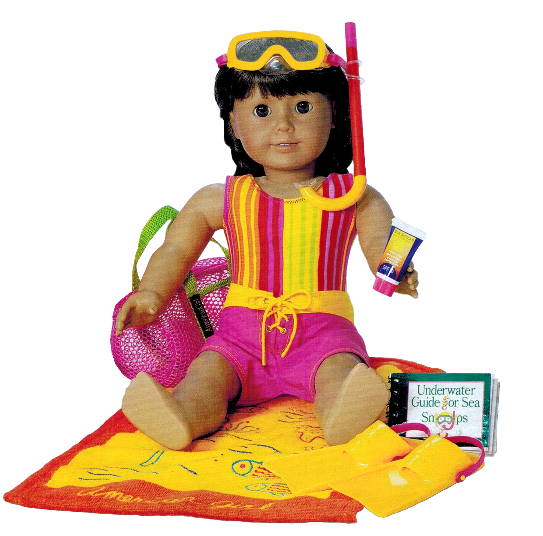 american girl doll swimsuit set