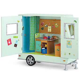 american girl doll camper