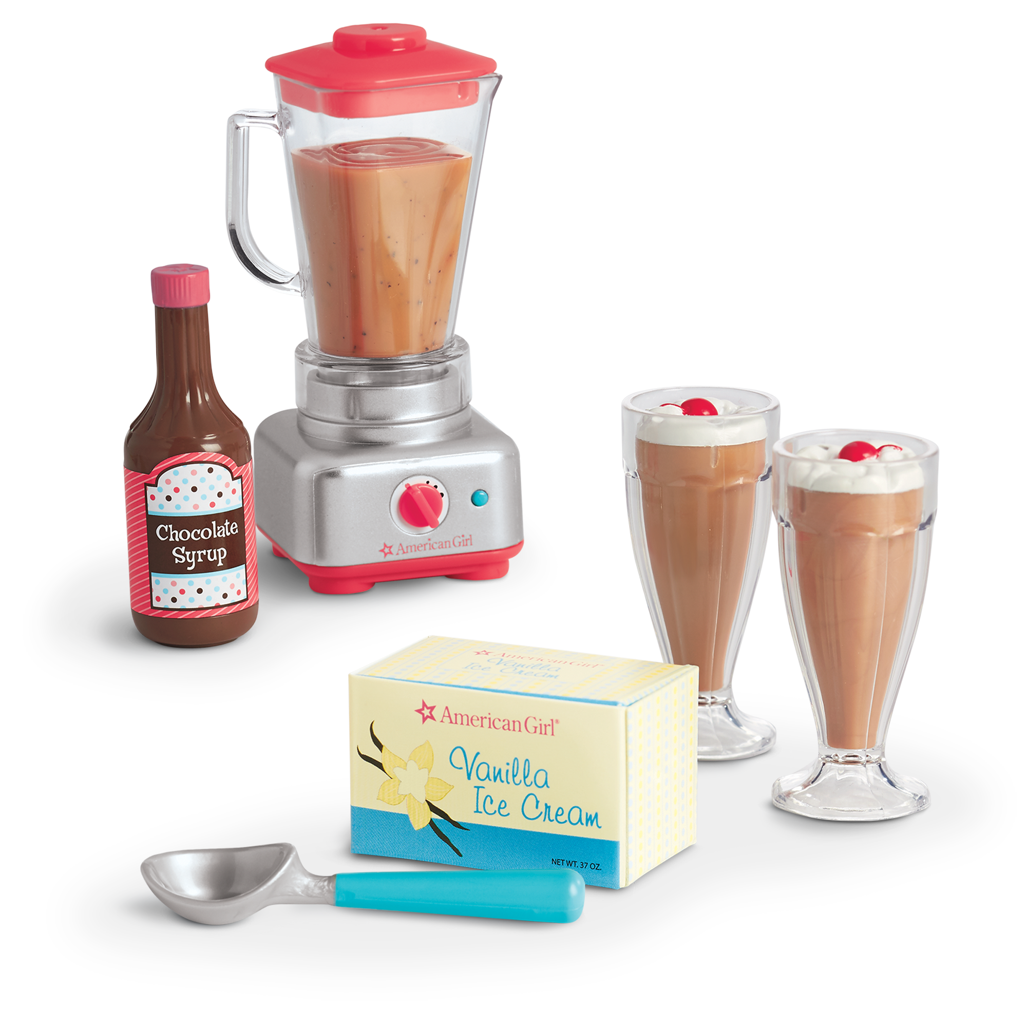 Make a Milkshake, 18-inch Doll Ice Cream Set