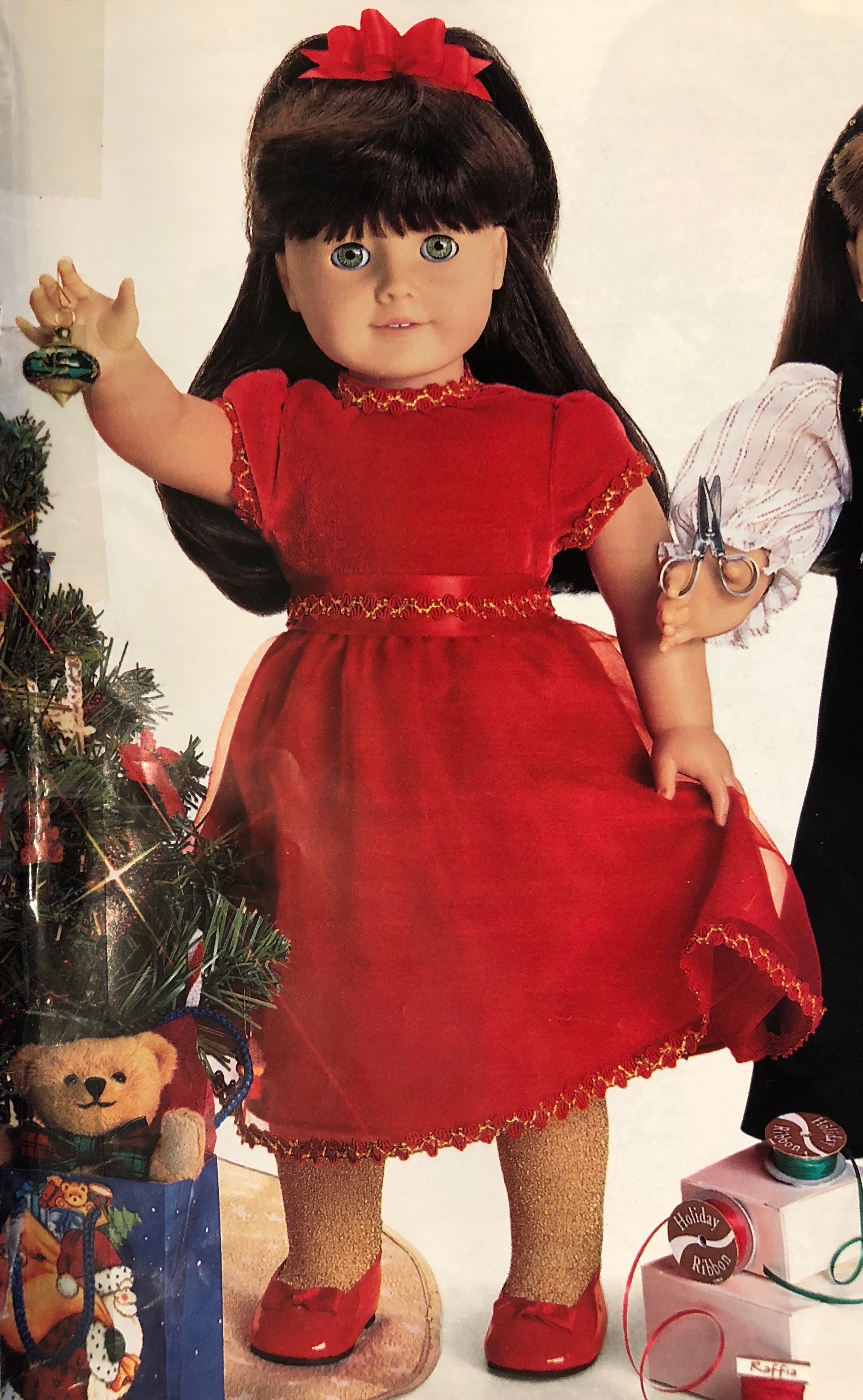 American girl shop red dress