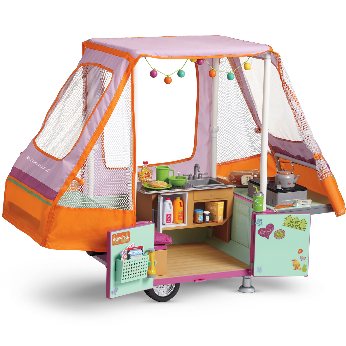 American Girl Doll Camping ~ Adventure Tent and Adventure Sleeping