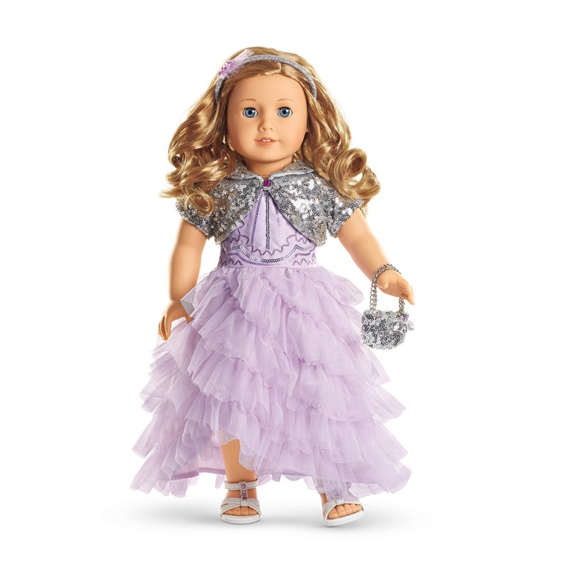 american girl lilac dress