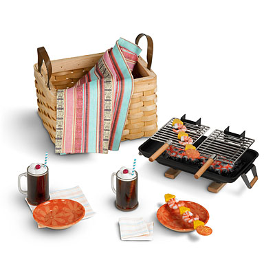 american girl grill set