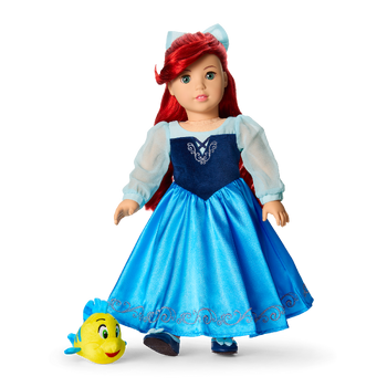 Disney Princess Ariel Day Dress Flounder and Accessories American Girl Wiki Fandom