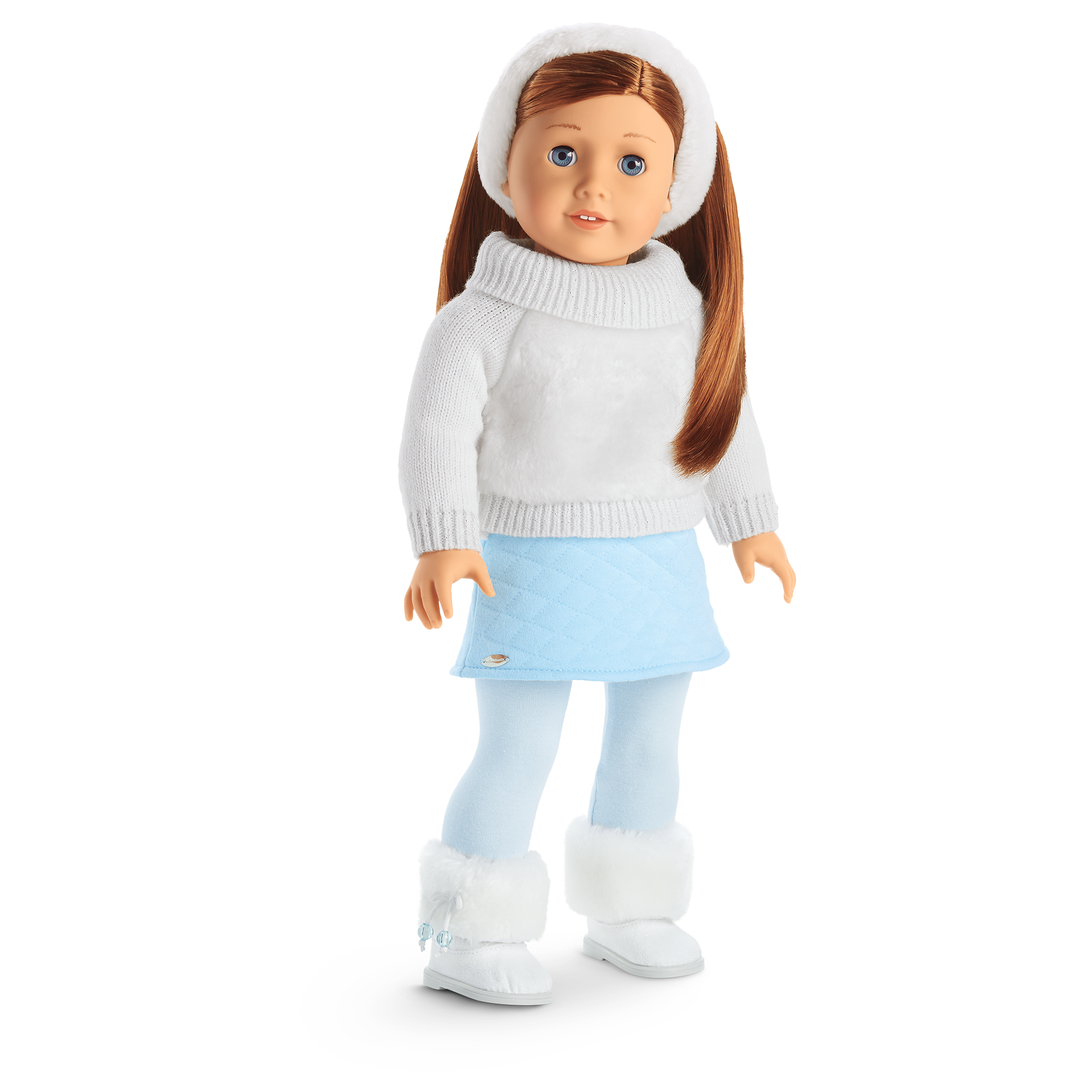 American girl hot sale winter white outfit