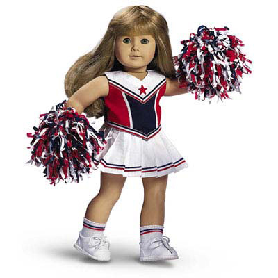 American girl hot sale cheerleader outfit