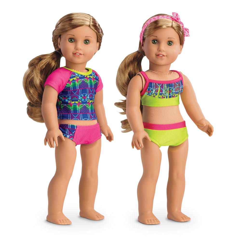 american girl doll swimming suits