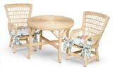 Wicker Table and Chairs