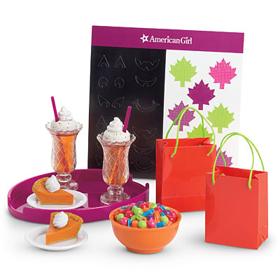 american girl ice cream set