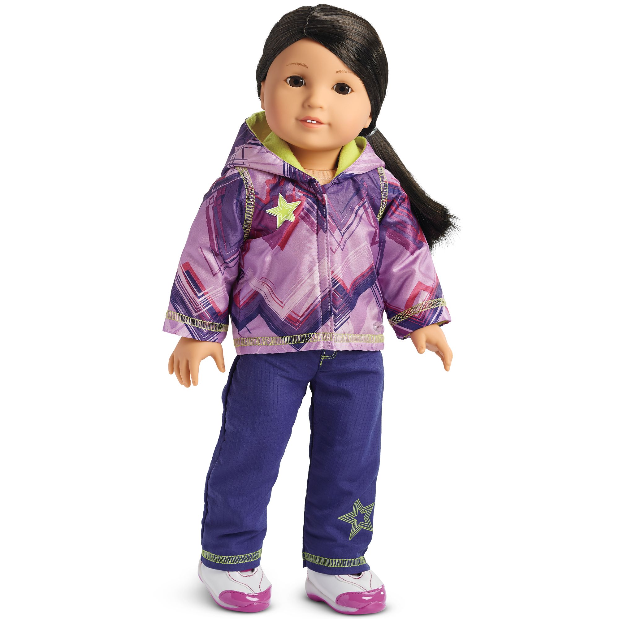 American sales girl snowboard