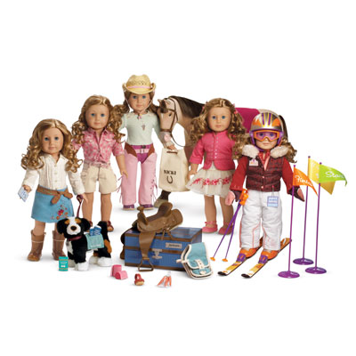 american girl doll ski set