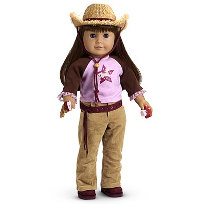 Western Cowboy Cowgirl Set 18 inch Doll Clothes ~ Boots, Hat, Horse Top,  Jeans
