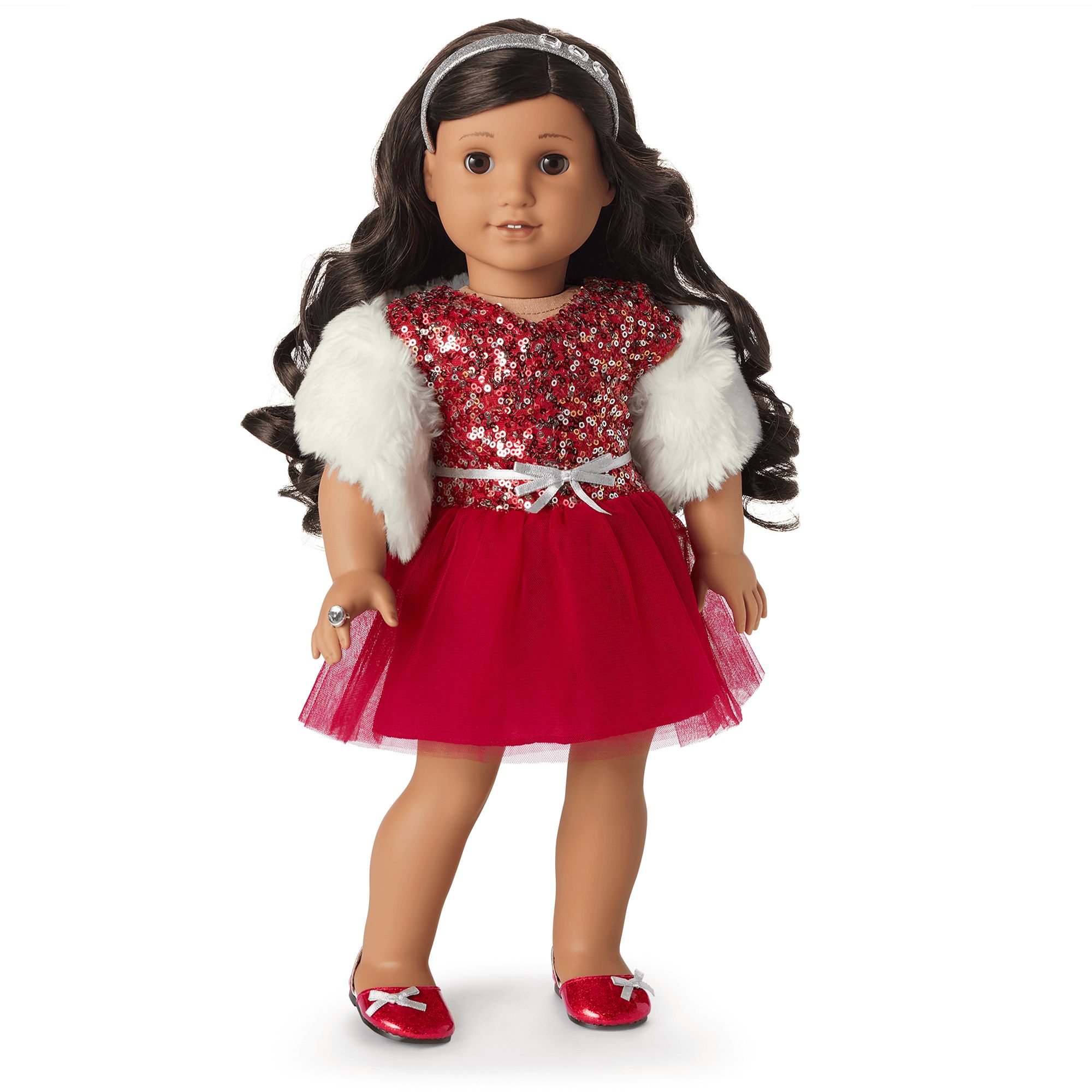 american girl holiday dress