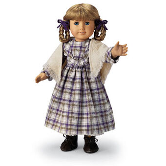 Kirsten S Plaid Dress And Shawl American Girl Wiki Fandom