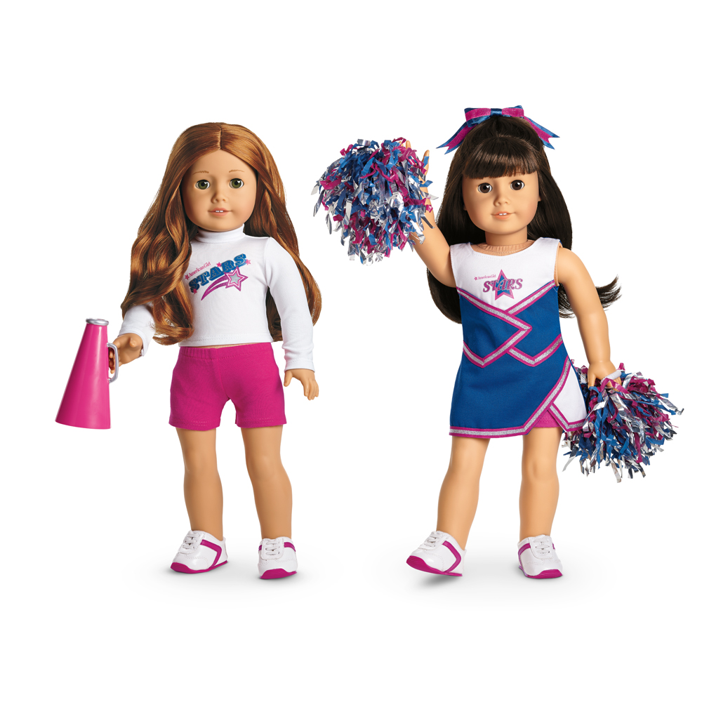 American Girl® Mighty Blue Cheerleader Outfit for 18-inch Dolls –