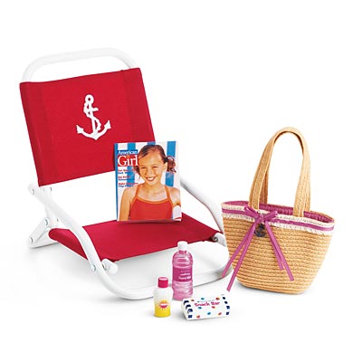 american girl beach set