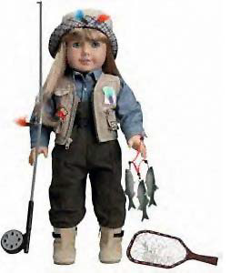 American Girl Pleasant Company Fishing Pole From Kirsten's Fishing