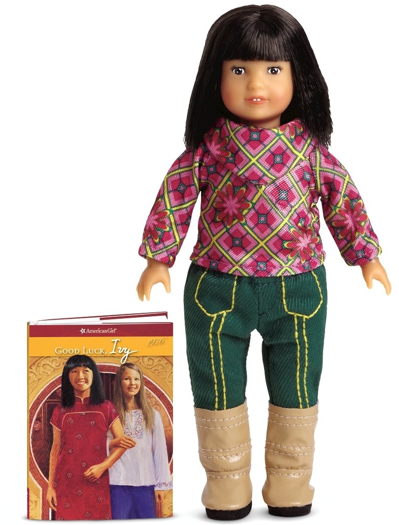 American Girl IVY LING DOLL book top pants boots earrings Never removed from box 