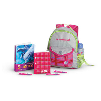 american girl doll backpack set