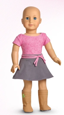 american girl doll no hair