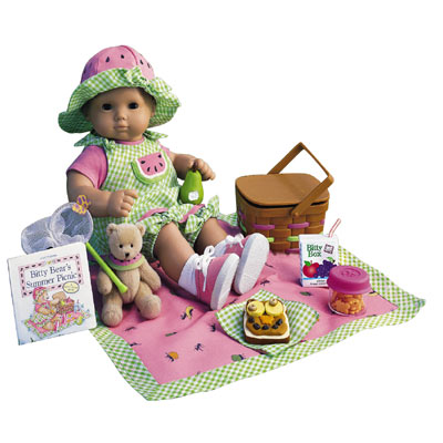 american girl doll picnic set
