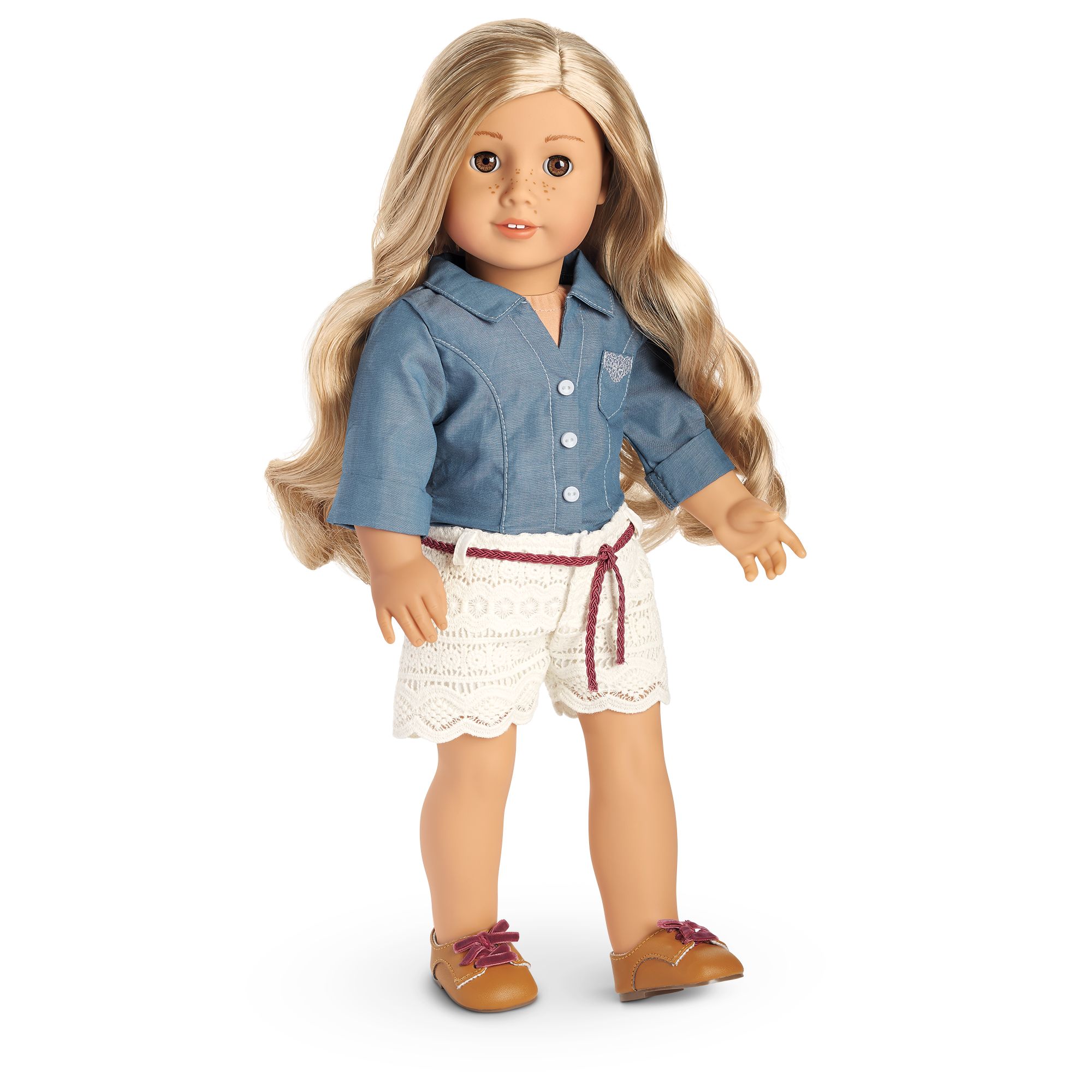 Short doll. Бренд American girl. American girl -Mini Сейдж,.