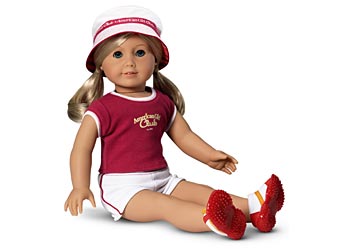 HARD TO FIND American Girl Kit's Reds Fan Outfit 