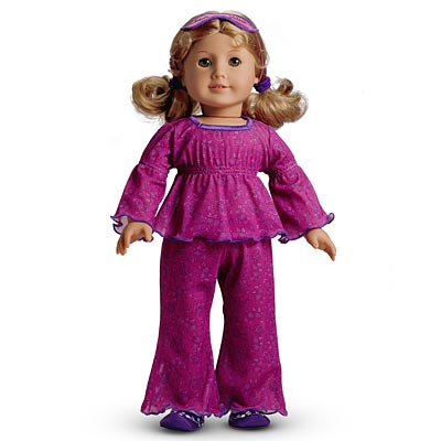 American girl on sale pink pajamas