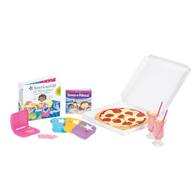 american girl doll pizza party set